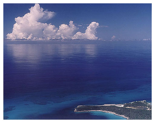Flying over Columbus Point